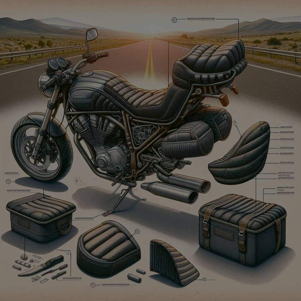 Comment aménager une selle personnalisée pour une Yamaha XV950R pour de longs road-trips ?